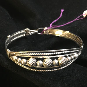 Sterling Silver Beaded Bracelet